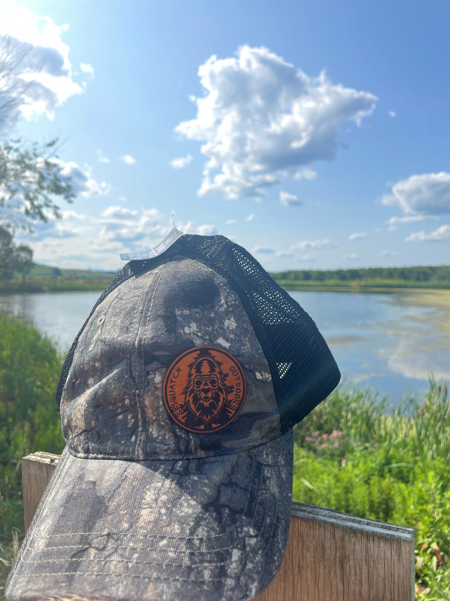 Sasquatch Outdoors Camo Patch Hat